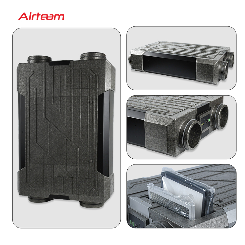 Recuperator Air Energy Recovery Ventilator Heat Recovery Ventilation With PM2.5 Filter for Home