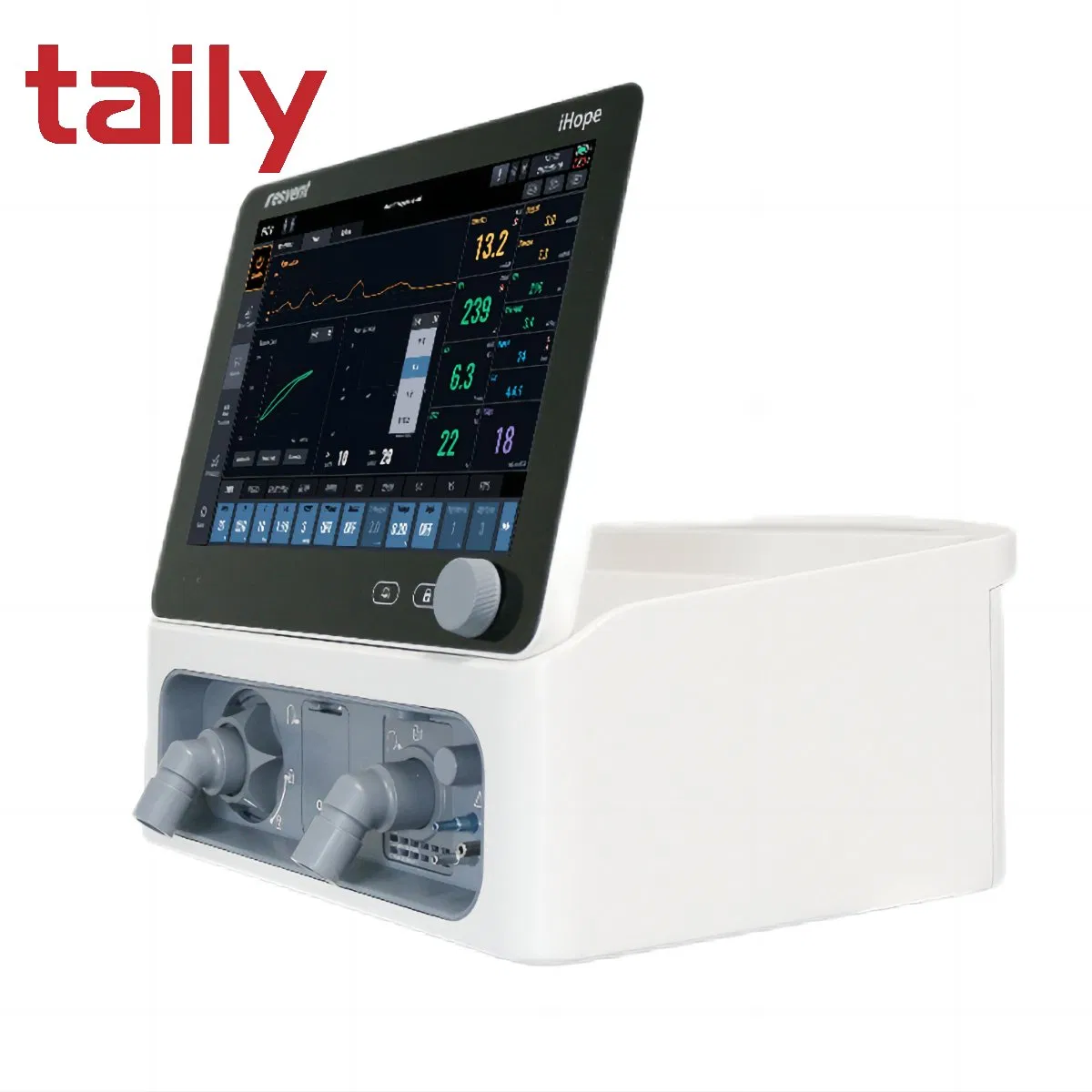 Resvent Ihope ICU Turbine Based Neonate Ventilator RV200 for Adult Pediatric Infant