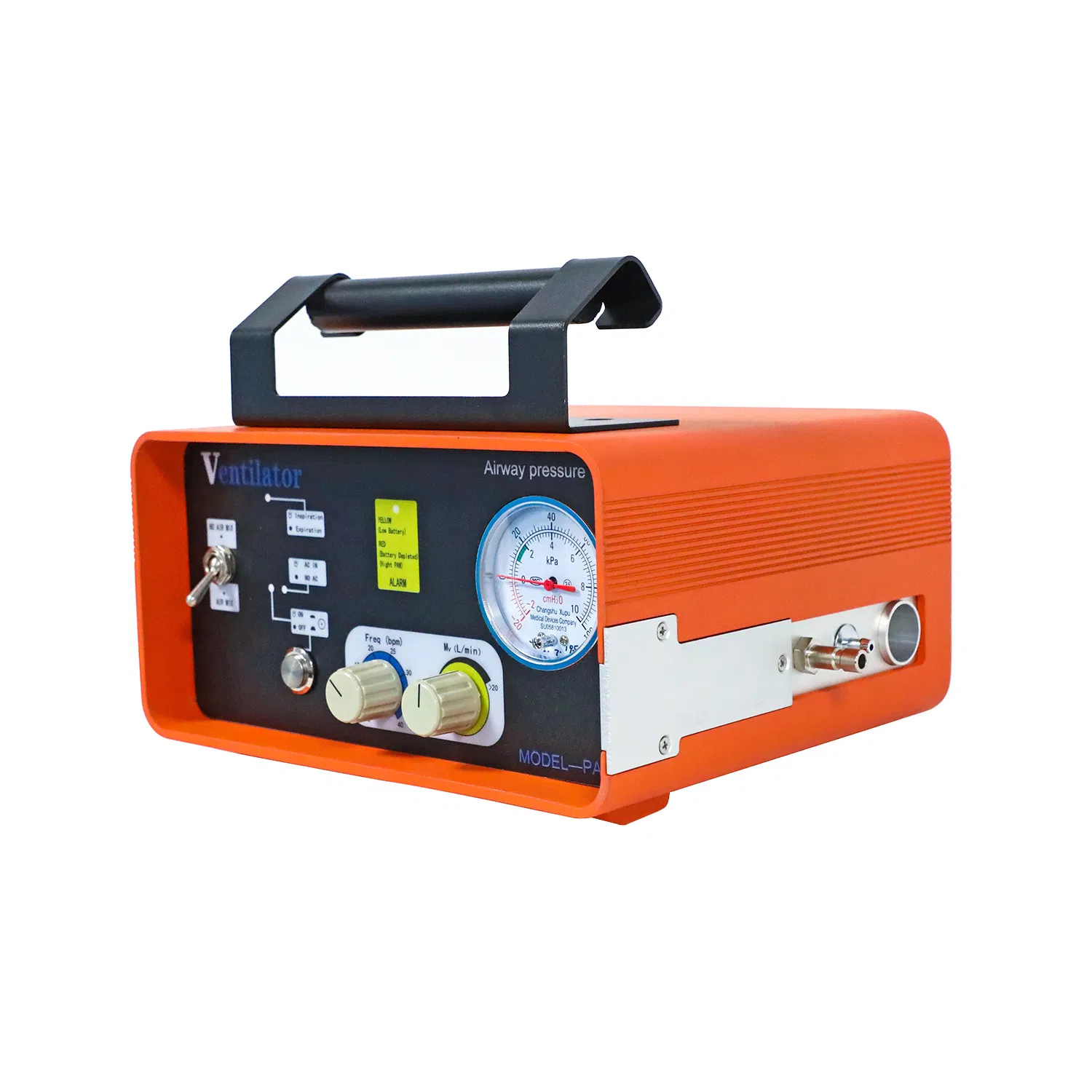 Compact PA101 Emergency Portable Ventilator for Critical Care Transport