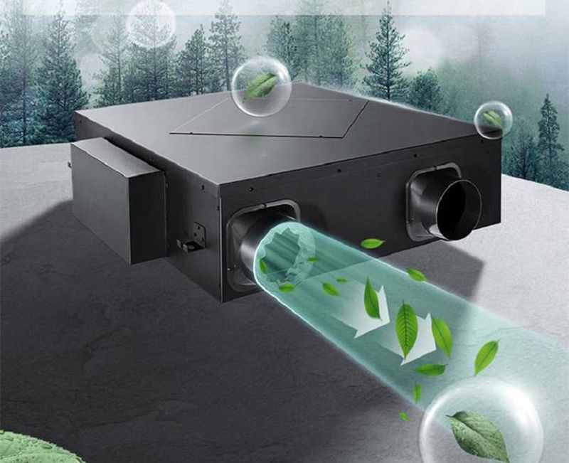 E-VIPO ERV Home Fresh Air Ventilation System Air Recuperator Heat Recovery Ventilation Unit Energy Recovery Ventilator