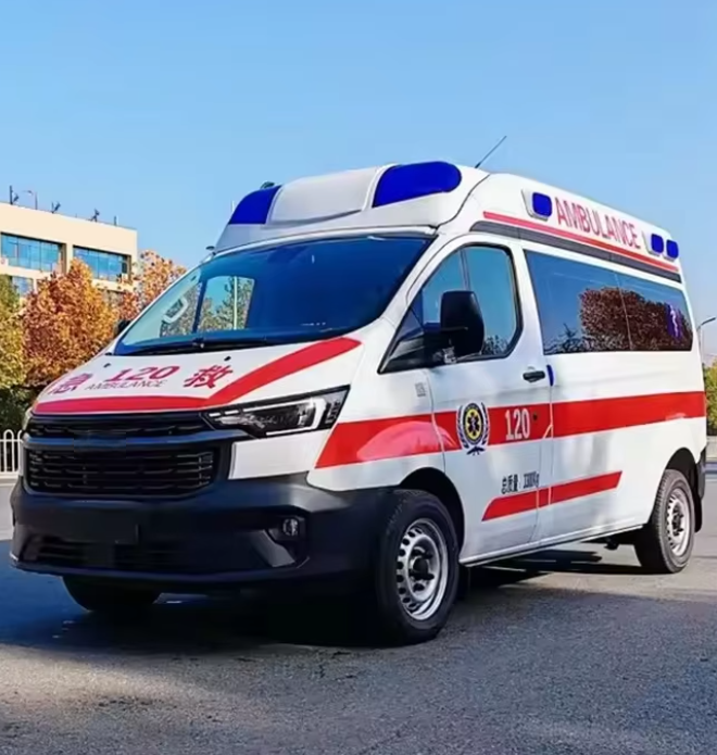 Mobile Intensive Care Unit MICU Ambulance 4x2 Chassis with ICU Ventilator Infusion Pump and Cardiac Monitor