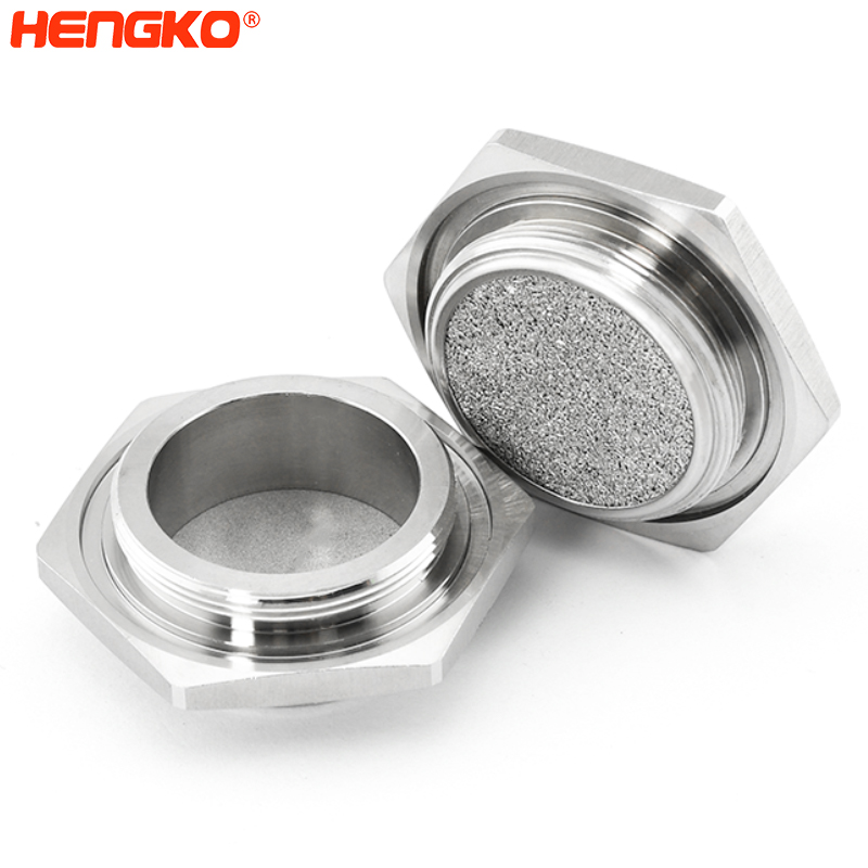 HENGKO Multi-layer Sintered Stainless Steel Breathing Circuit Non-invasive Ventilator Oxygen Flow Restrictor Filter Disc