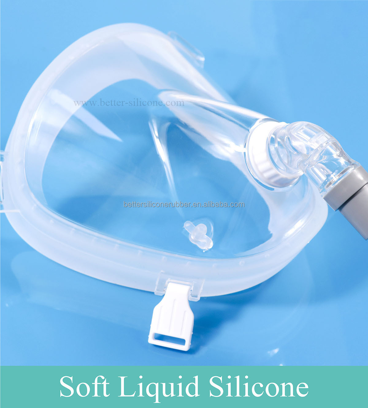 Total Face Mask Continuous Positive Airway Pressure Apnea Mask for CPAP Therapy
