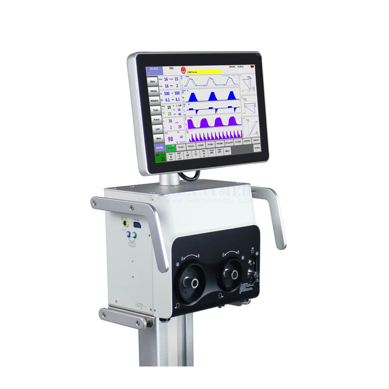 Sy-E006 Hospital Emergency Equipment Adult Pediatric Neonatal Ventilator Infant Baby Ventilator