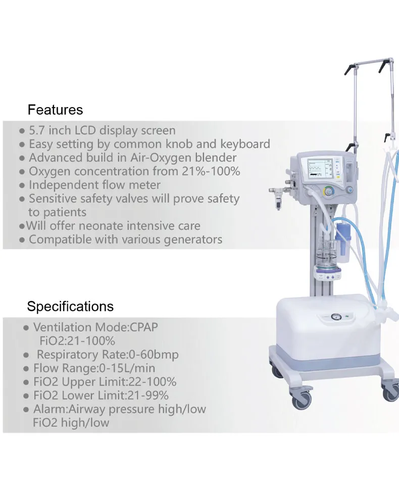 Neonatal Ventilator Setup