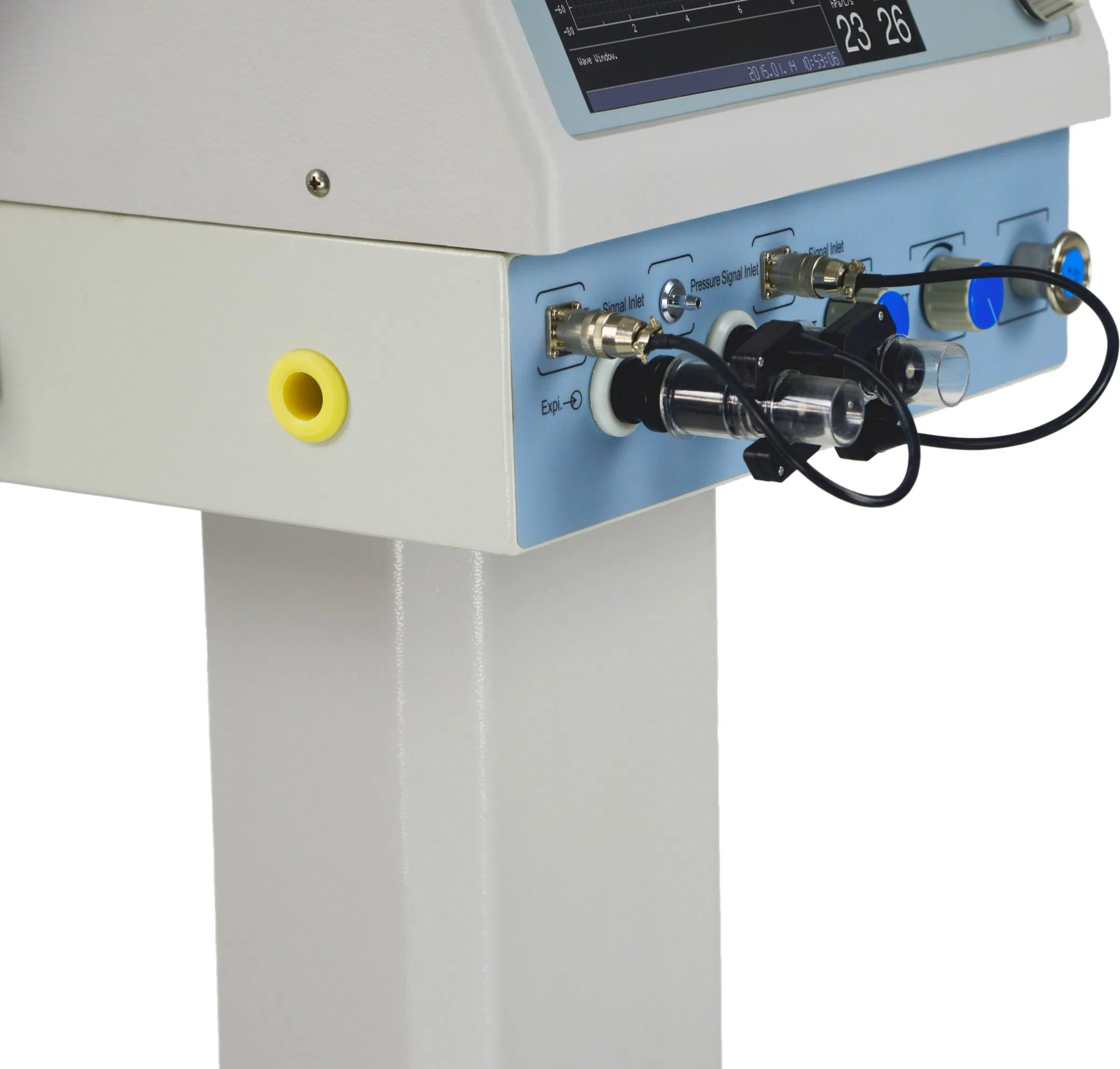 Ventilator of ICU &amp; Emergency Factory Supply Respirator Breathing Machine with High Flow Therapy