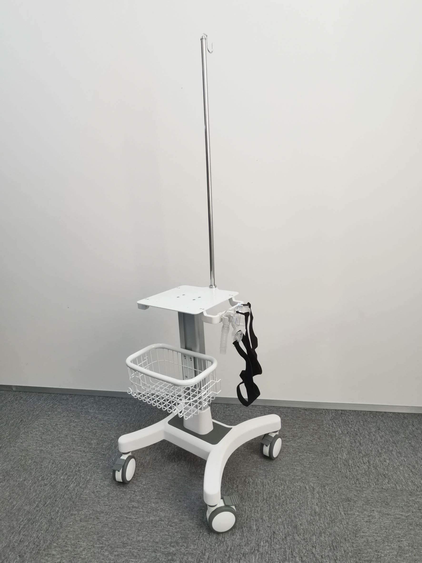 Factory Direct Sale of Veterinary Instrument ICU Ventilator Machine Medical Trolley Cart for Hospital Use