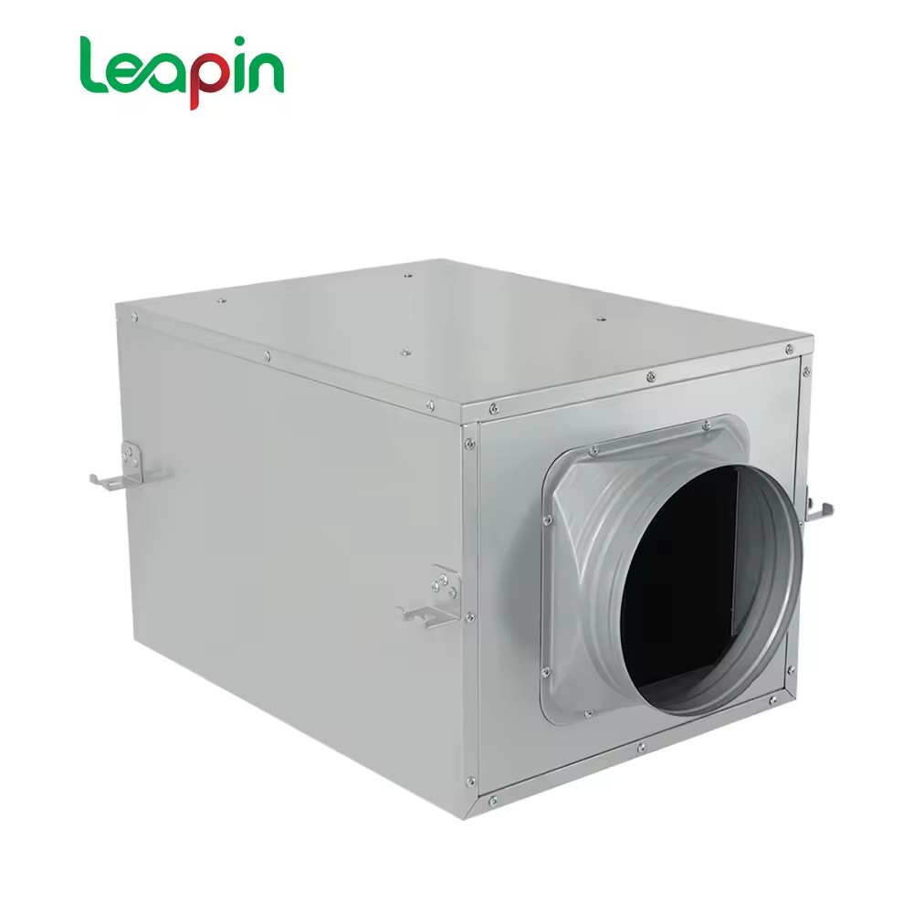 Office &amp; Residential Whole-House Fresh Air Ventilator with Inline Centrifugal Duct Fan and Purification System