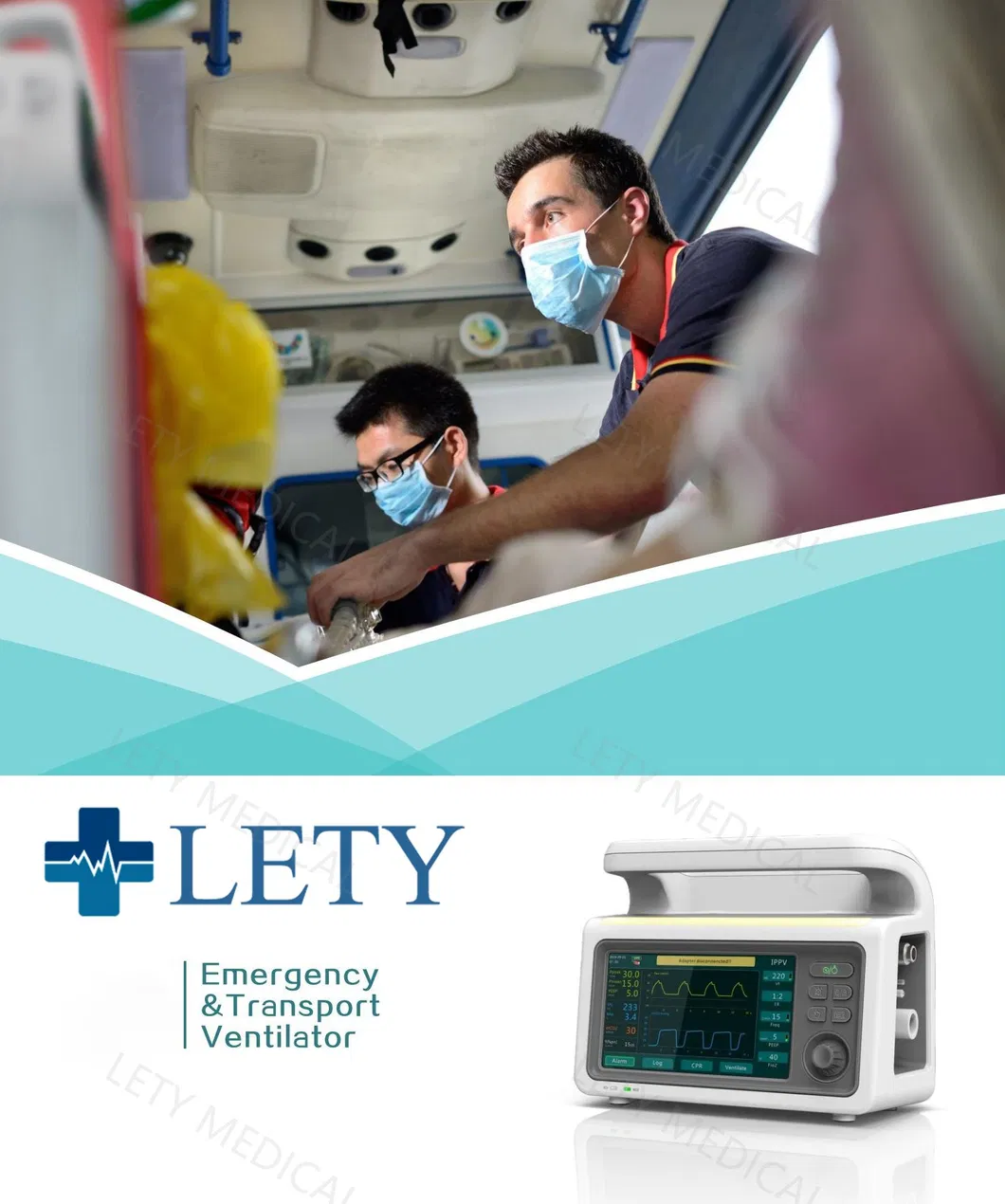 Portable ICU Emergency Ventilator