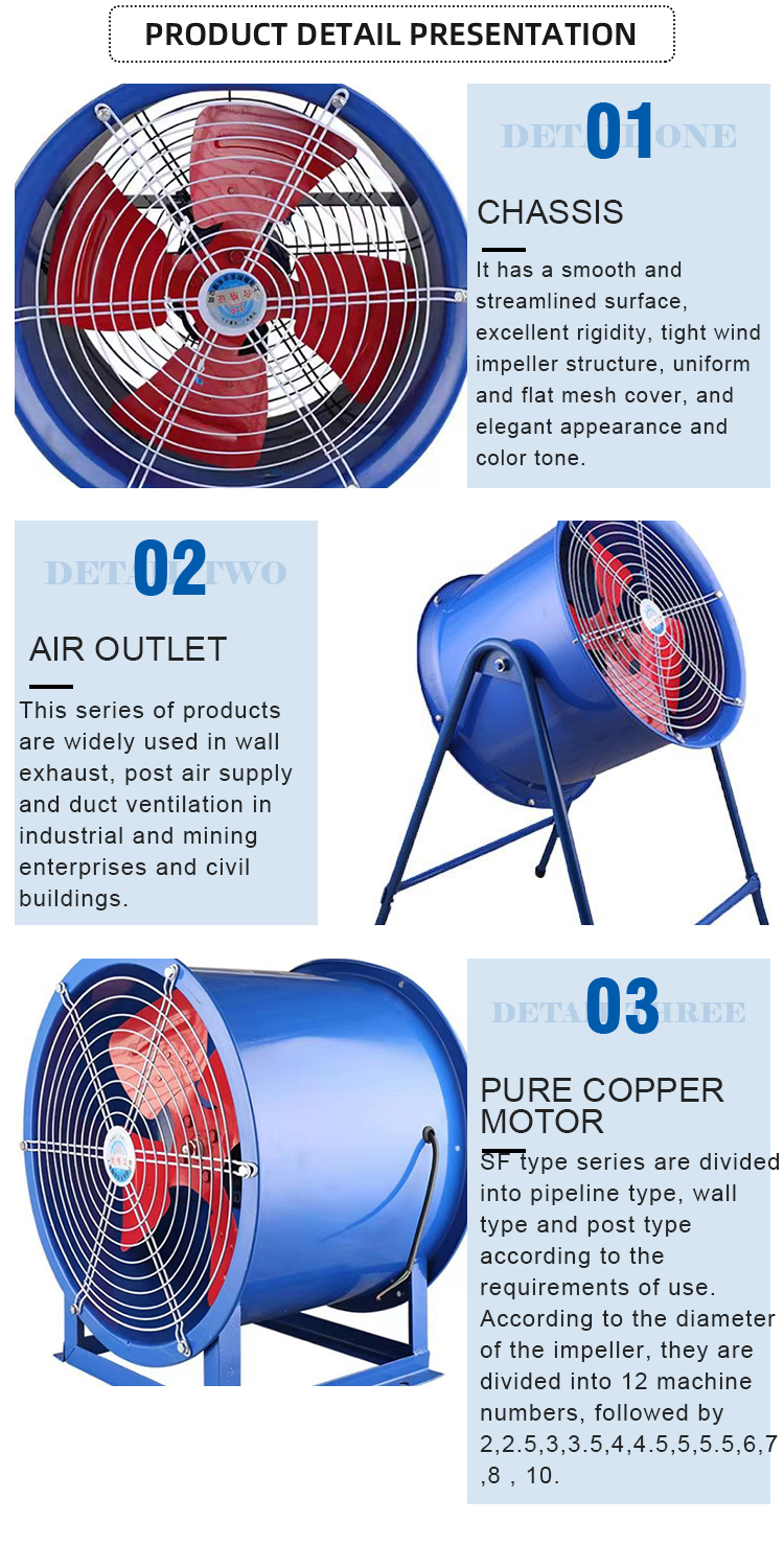 Small Axial Flow Fan Specs