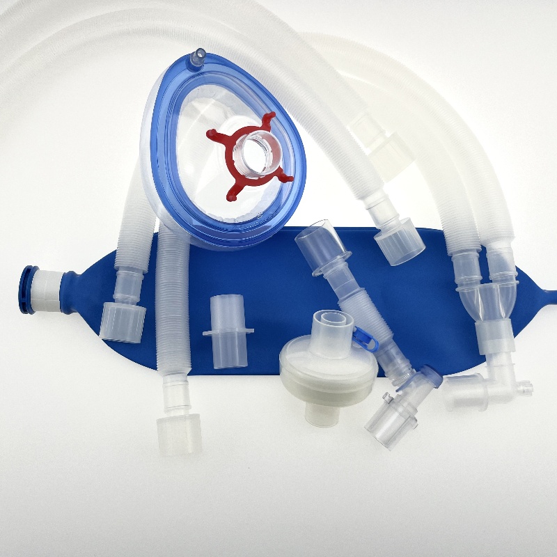 High Quality Disposable PVC Expaned Tube Anesthesia Breathing Adult Extendable Ventilator Circuit