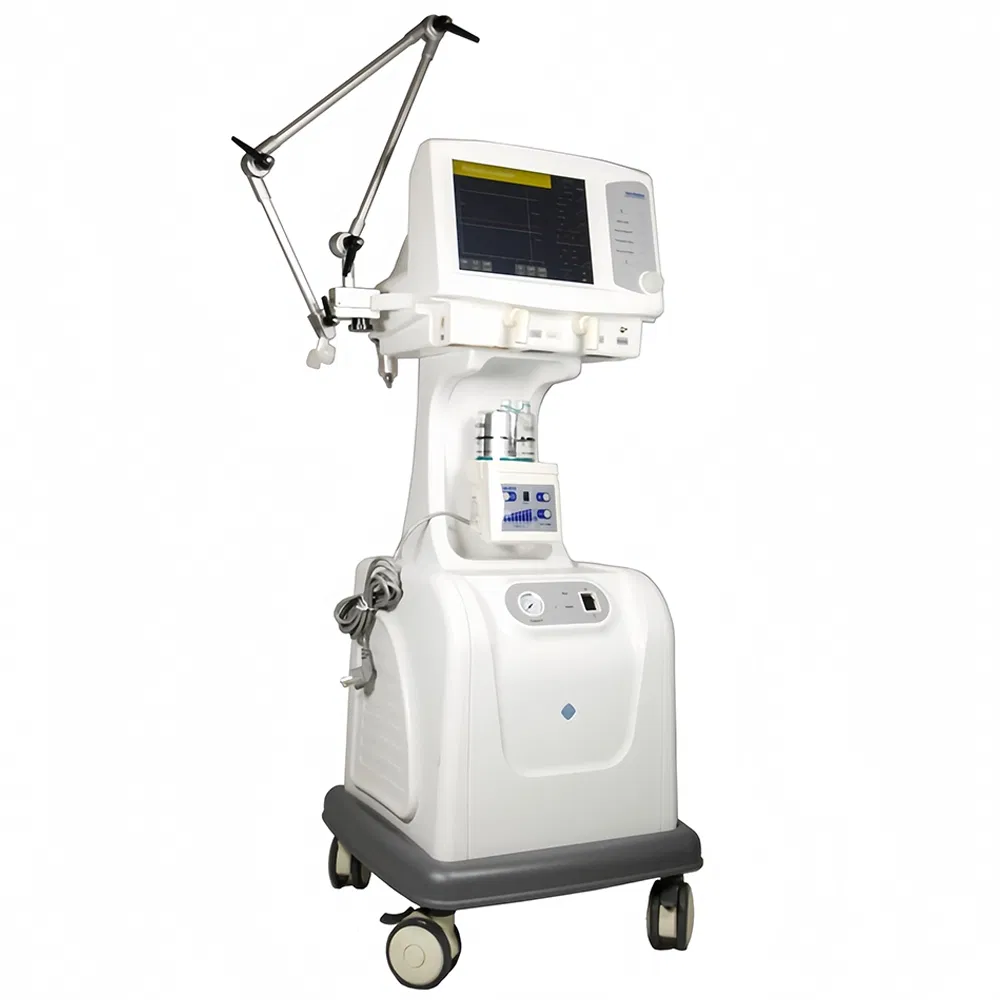 Medical Hospital ICU Ventilator for Neonatal Child Adult, CE ISO13485, Accurate Safe Machine, Therapy Emergency Surgical Ventilation