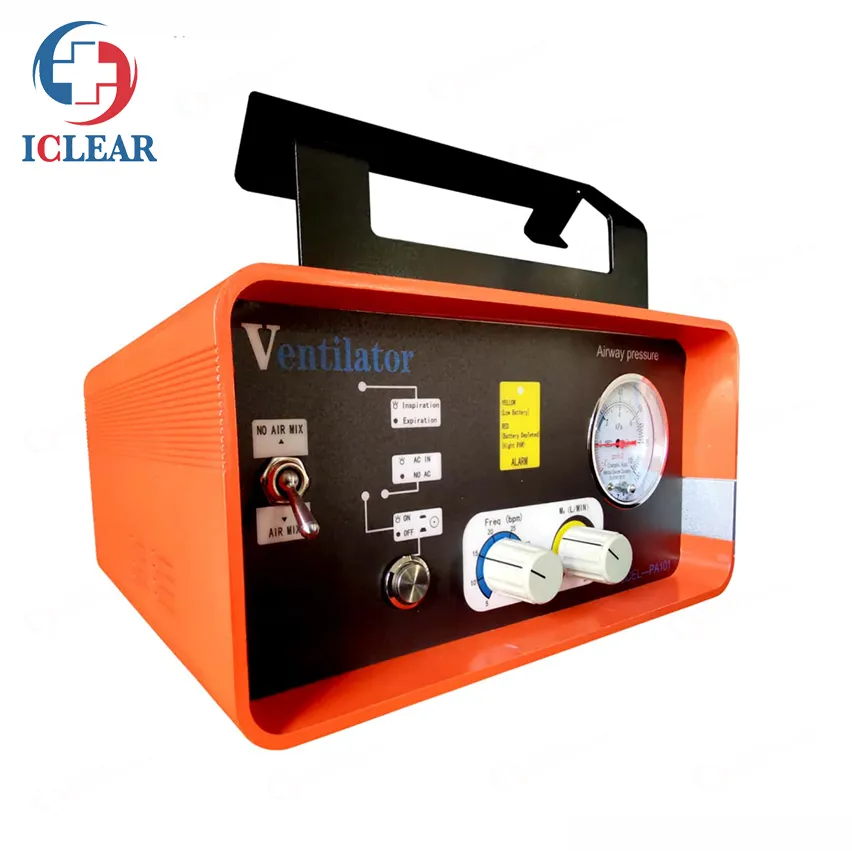 Portable Emergency Ventilator Angle View