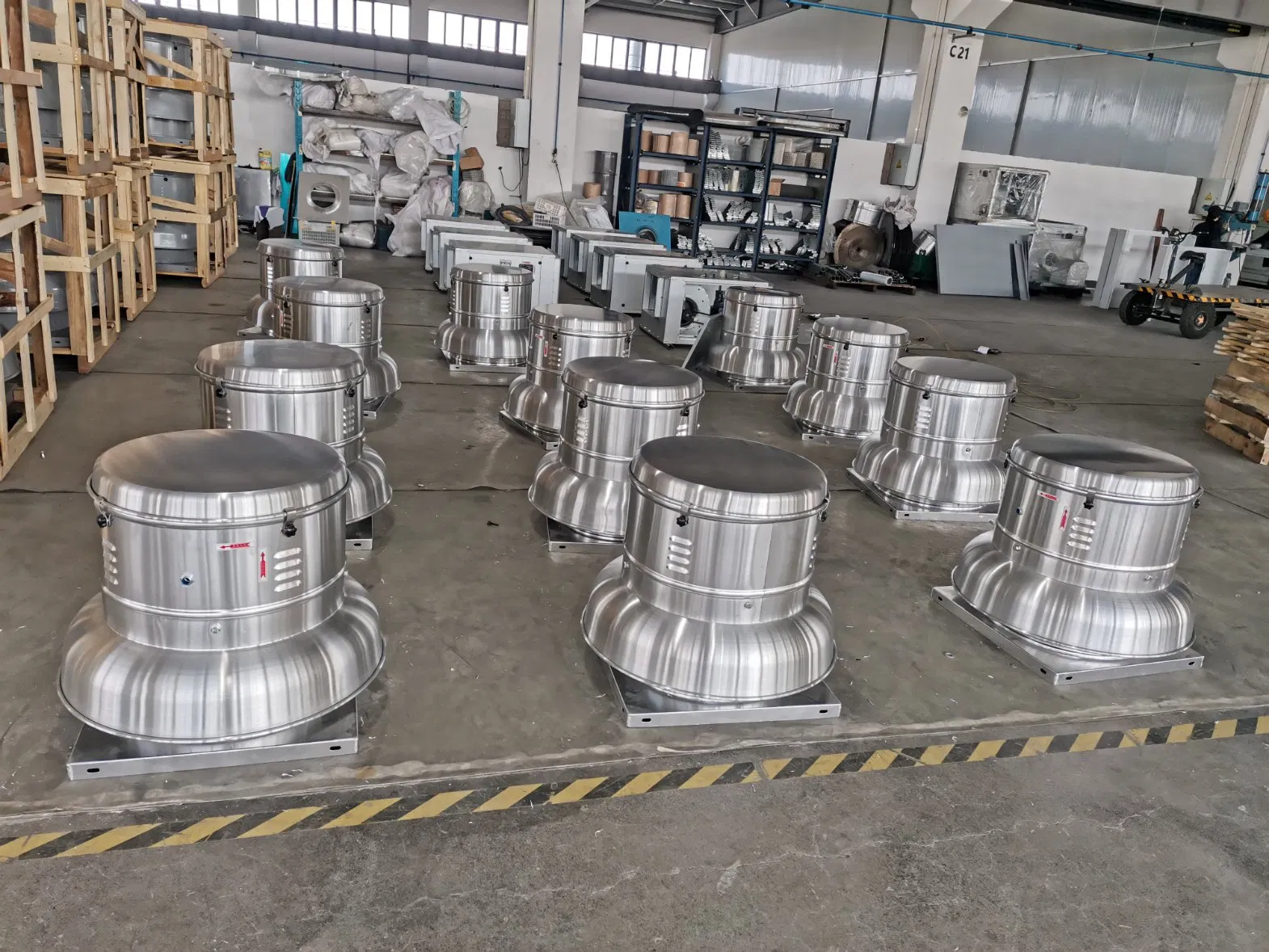 OEM/ODM Wind Turbine Direct Drive Belt Drive Explosion-Proof Frequency Converter Dual Speed Stainless Steel Aluminum Steel Axial Flowrifugal Roof Fan Ventilator