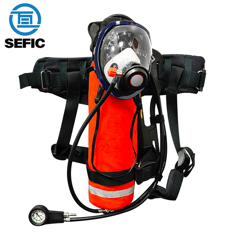 Positive Pressure Self Contained Air Breathing Apparatus Thread M18*1.5 Carbon Fiber Cylinder
