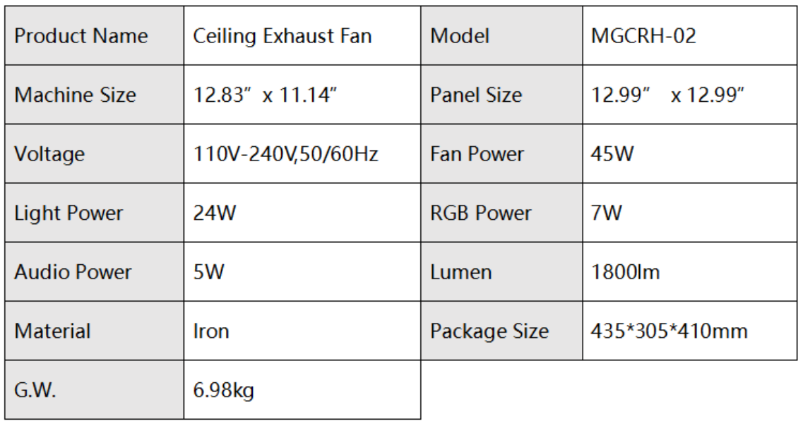 Factory Wholesale Smart Ceiling Ventilator with APP Alexa Google Home Control