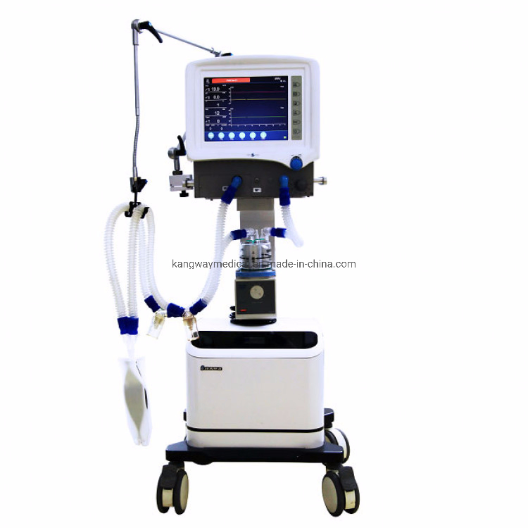 Hospital Medical ICU Ventilator with Air Compressor for Adult/Pediatric