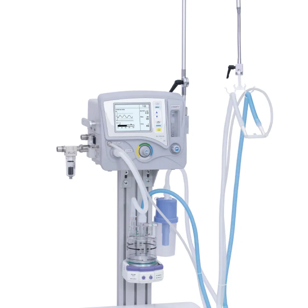 My-E003L-B Medical Respiratory Device Neonatal ICU Ventilator Turbine Bubble CPAP with Built-in Compressor