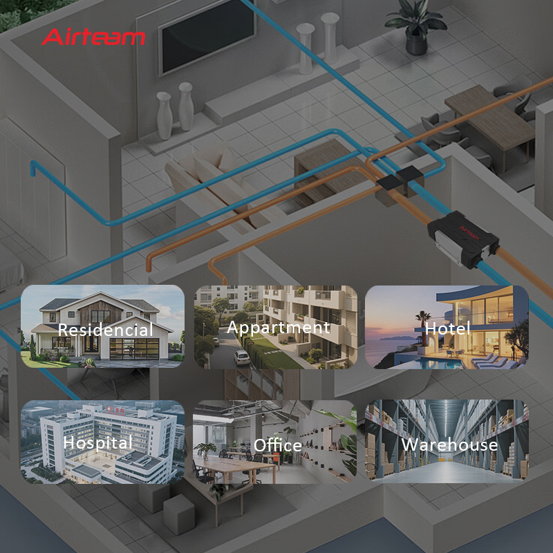 Recuperator Air Energy Recovery Ventilator Heat Recovery Ventilation With PM2.5 Filter for Home