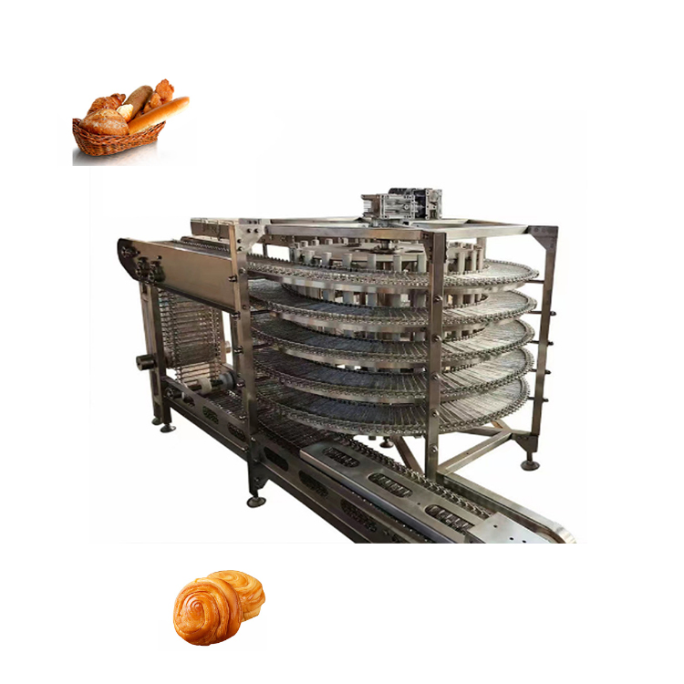 Modular Belt Screw Conveyor System Food Cooling Spiral Tower Equipment