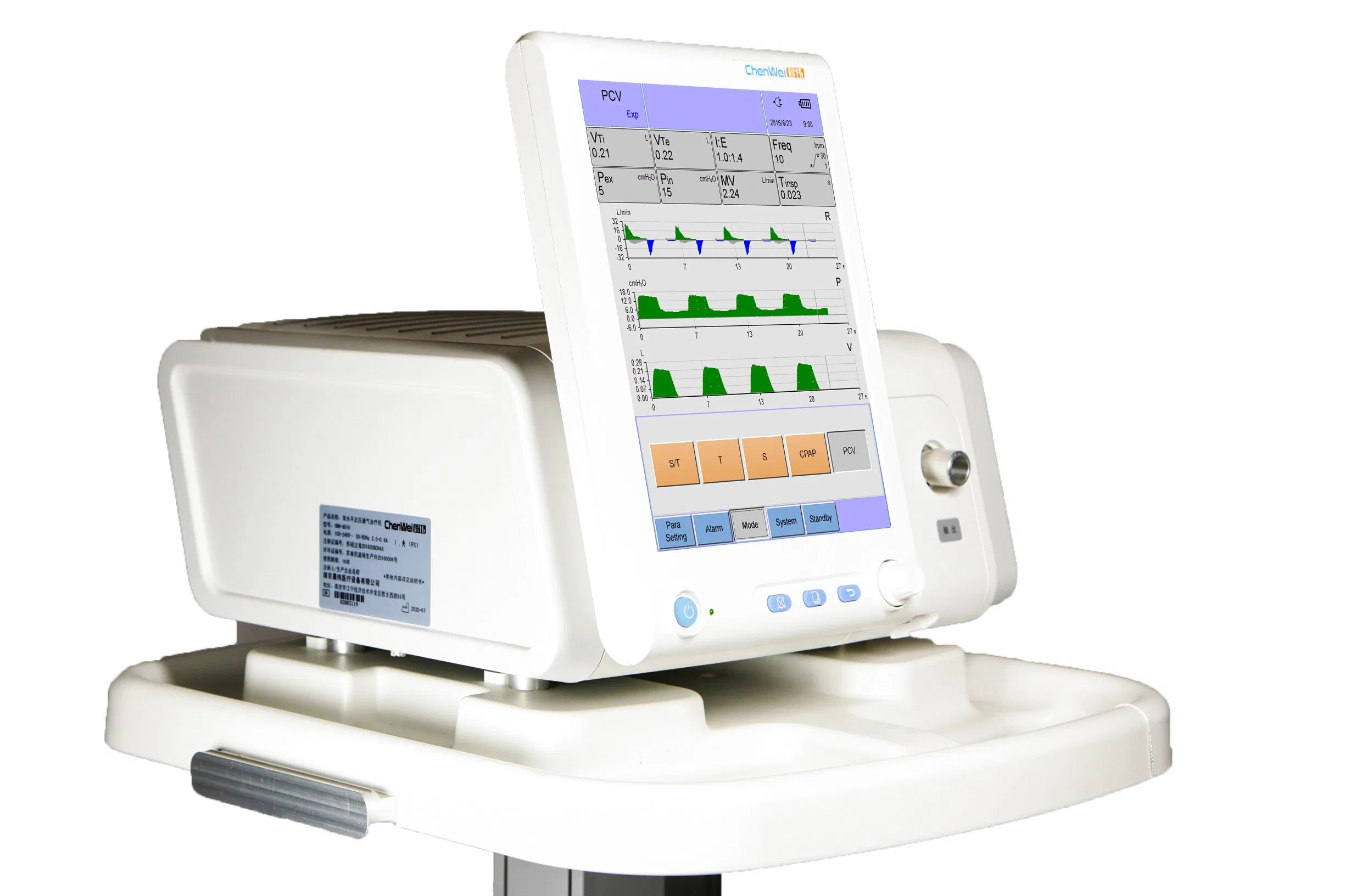 Advanced Life Support Ventilation System for Critical Care Medical Ventilator