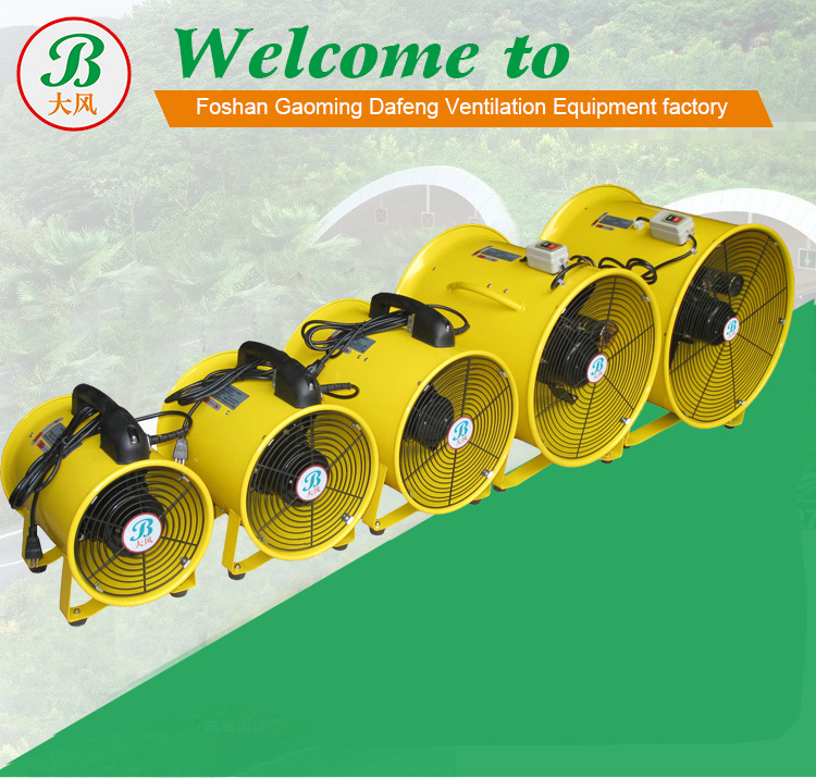 Two way exhaust fan portable ventilator