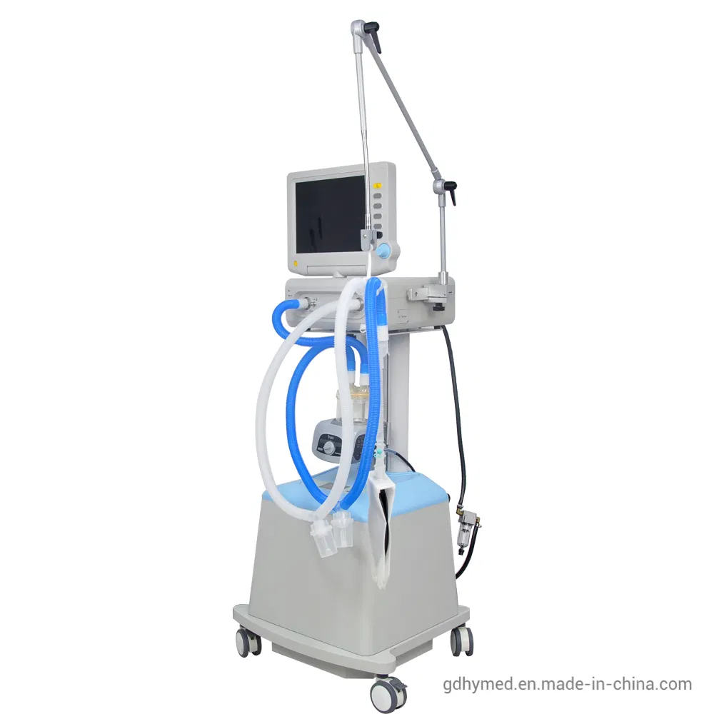 Fold LCD Screen Adult, Pediatric Hospital Surgical ICU Ventilator with ISO