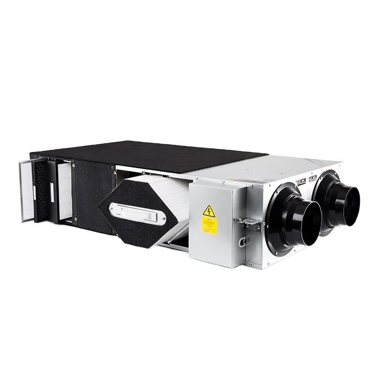 HRV Heat Recovery Ventilator with AC Motor Auto Bypass for Home HVAC Ventilation System Energy Saving