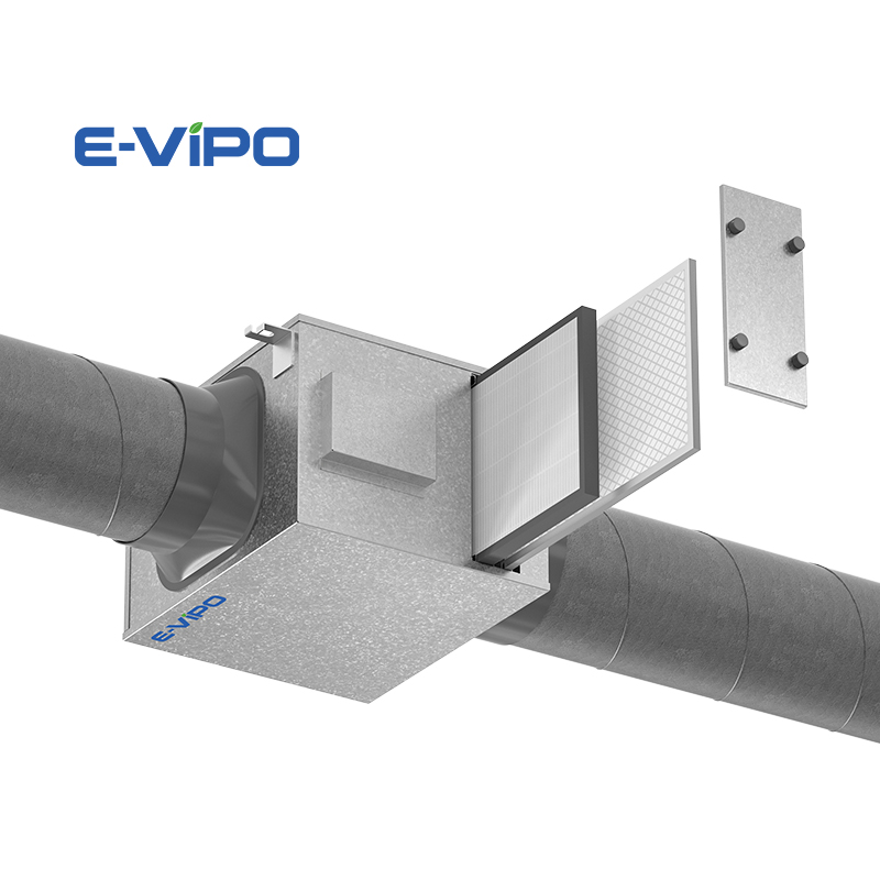 EVIPO One Way Flow Fresh Air Ventilation Ceiling Unidirectional Ventilation Unit ERV Air Recuperator Energy Recovery Ventilator