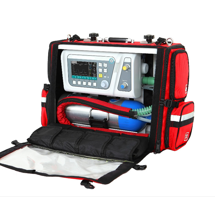 Hospital Transport Ventilator Breathing Machine, Portable Emergency Ventilator