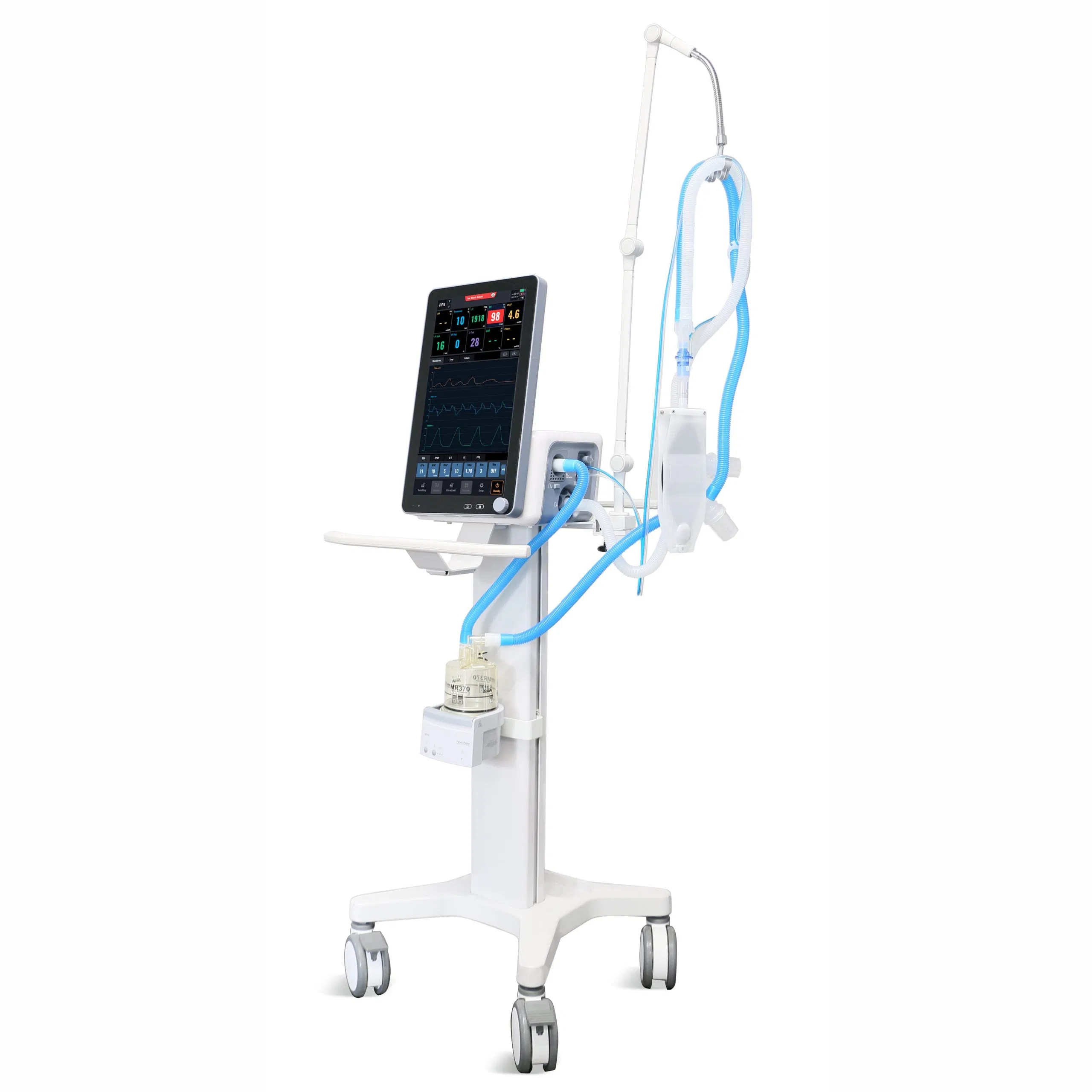 High End Turbine Drive Electrically Controlled ICU Ventilator for Adult Children and Infant
