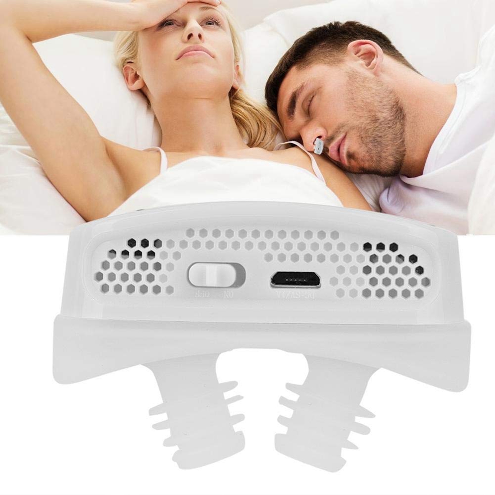 Anti Snoring Filter Devices, Upgrade USB Rechargeable Continuous Positive Airway Pressure PM2.5 Breathing Air Purifier