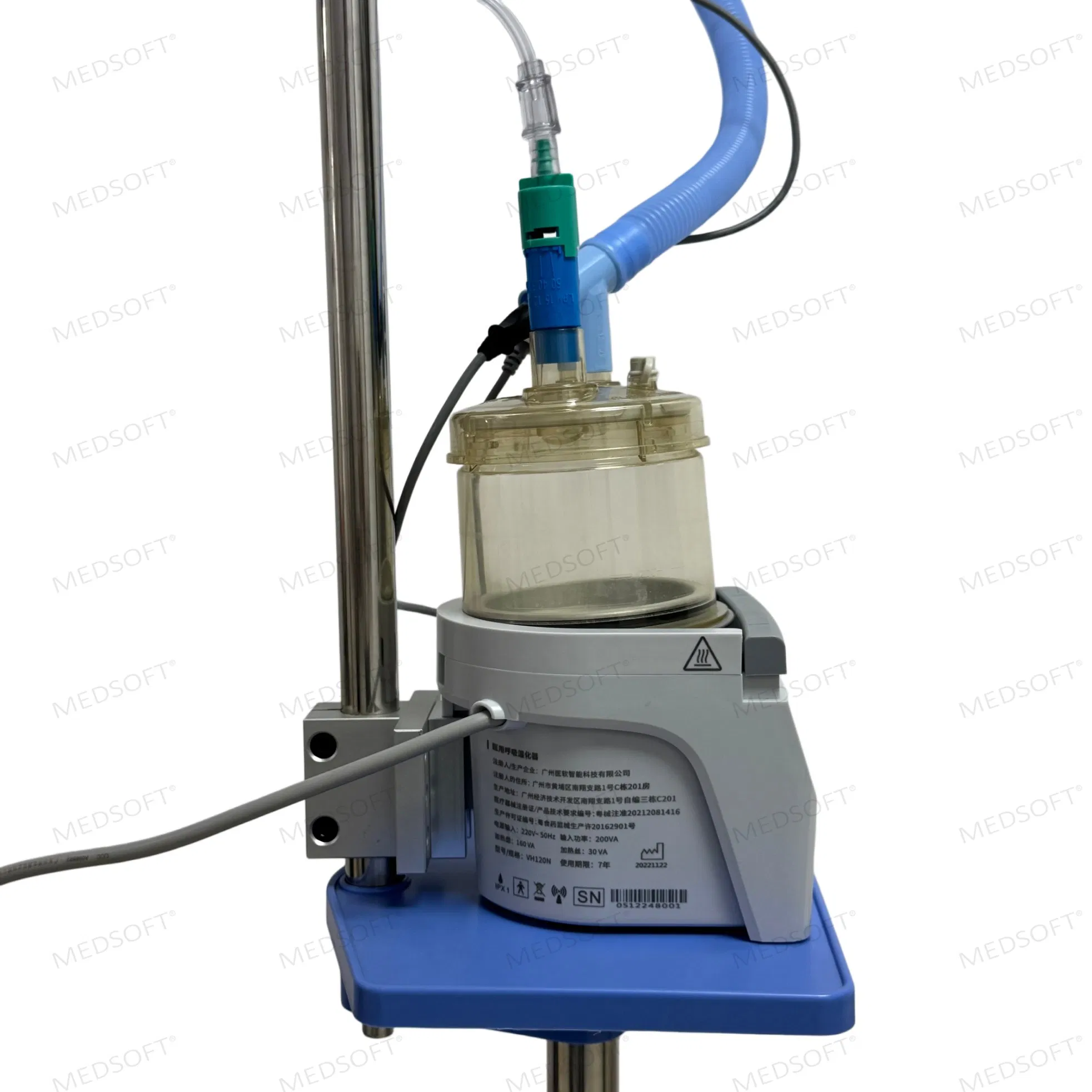 VH120 Heated Respiratory Humidifier System for Critical Care Ventilator Applications