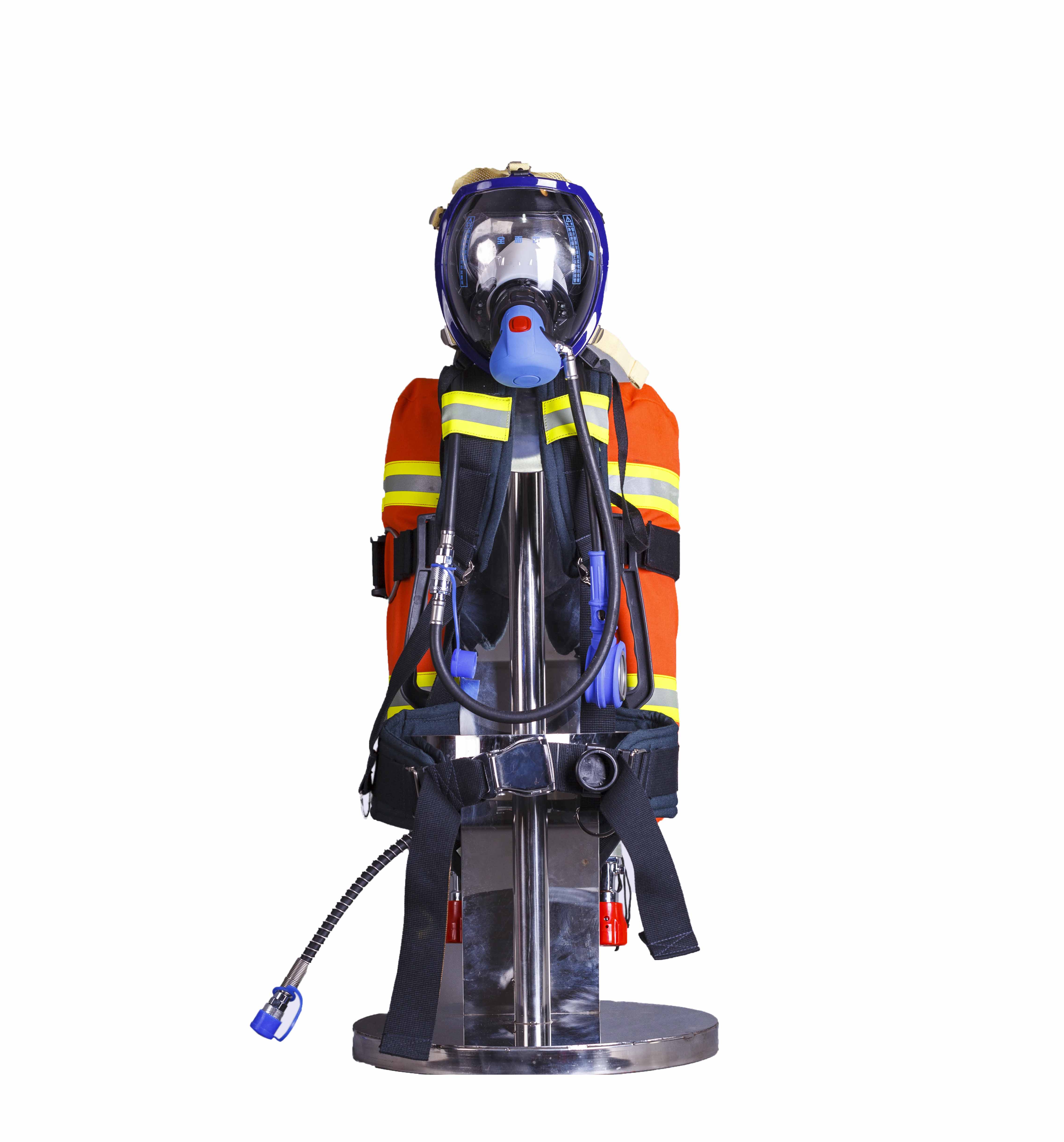 CE Certified 6.8L Carbon Fiber Positive Pressure Open-circuit Self Contained Compressed Air Breathing Apparatus SCBA