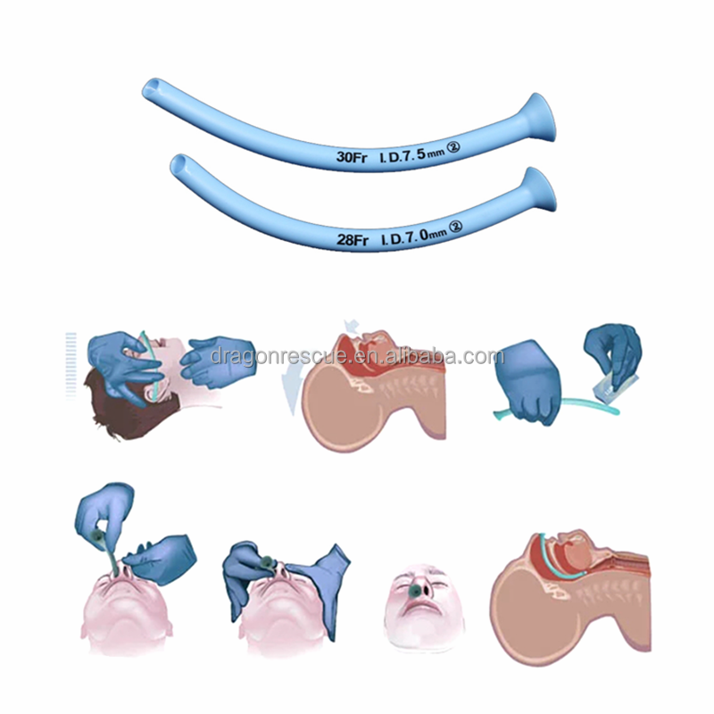Factory Price Disposable Nasal Trumpet Tube Nasopharyngeal Airway Safe Nasopharyngeal Airway Tube