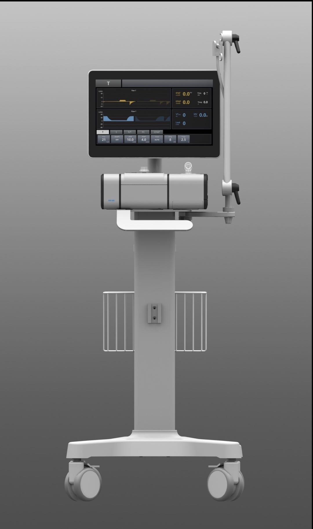 S9130 Hospital Trolley Type Non-invasive Ventilator ICU Ventilators Medical Ventilation System for Surgical