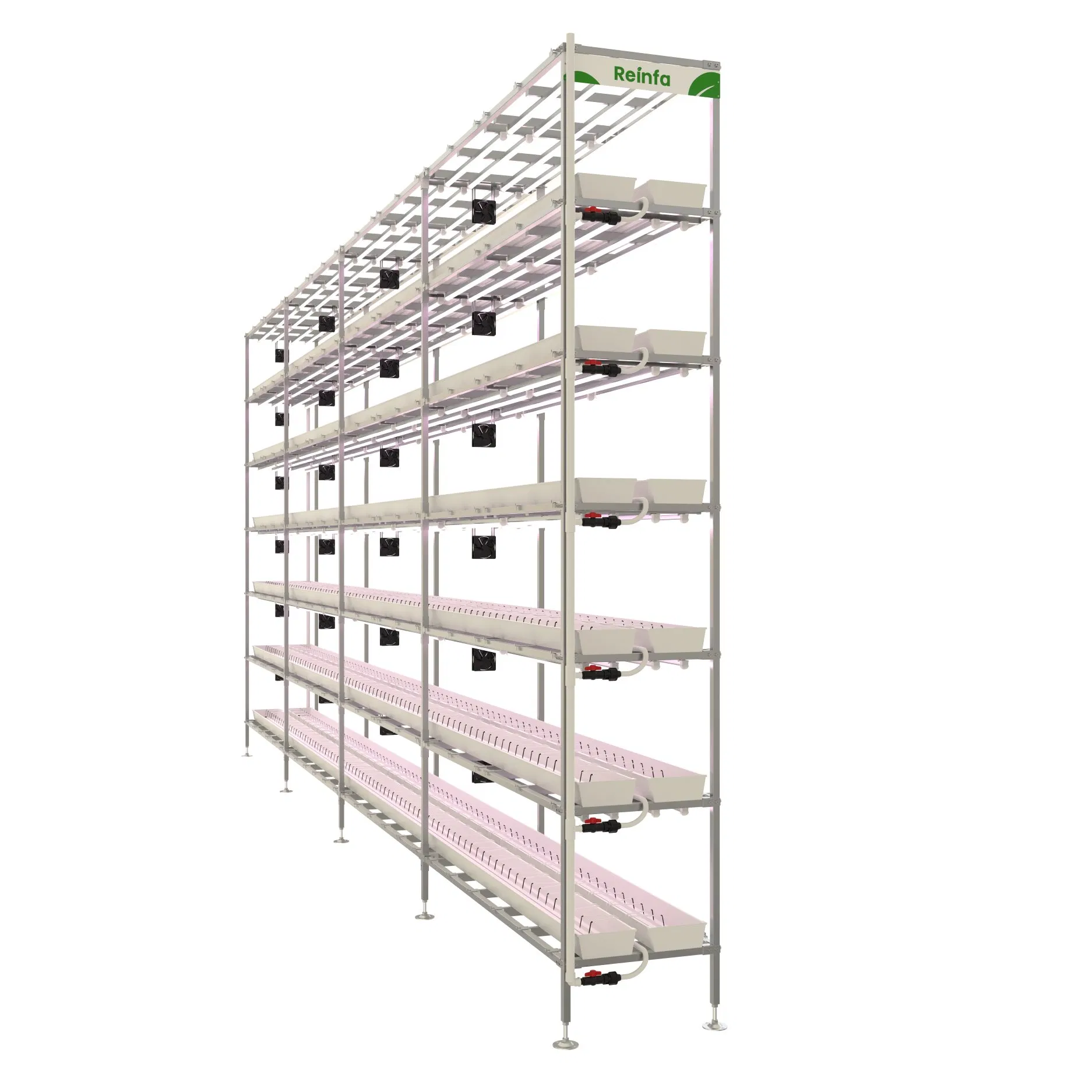 New Agriculture Smart Hydroponic Dripping System for Indoor Vertical Strawberry Farm