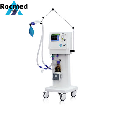 Neonatal Child Adult 10.4 Inch Color TFT Display Medical ICU Ventilator with Air Compressor