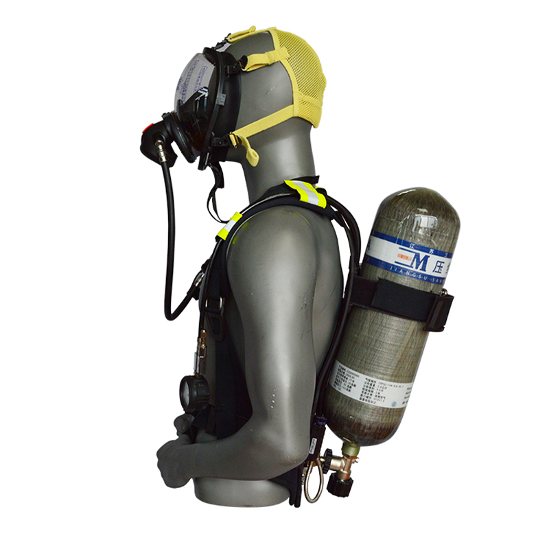 Strong Applicability 6.8L Cylinder Positive Pressure Breathing Apparatus Positive Pressure air Respirator