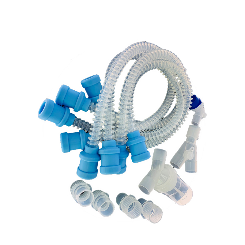 Ventilator Silicone Bellow Tube Anesthesia Reusable Silicone Breathing Circuit Hose Medical Grade