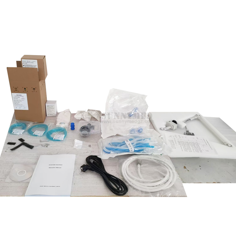 Sy-EV300 15.6 Inch Touch Screen ICU Ventilator for Adult/ Pediatric/ Infant