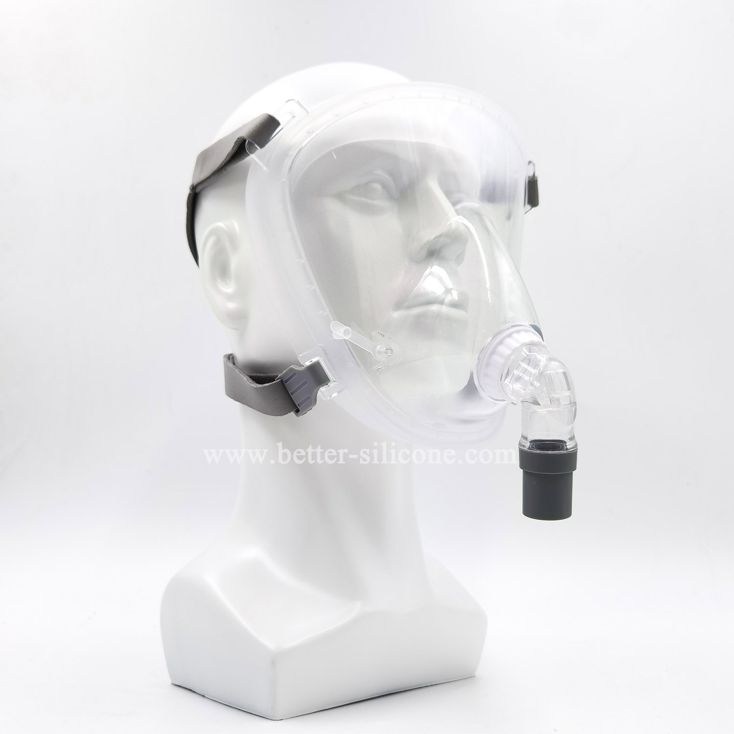 Total Face Mask Continuous Positive Airway Pressure Apnea Mask for CPAP Therapy
