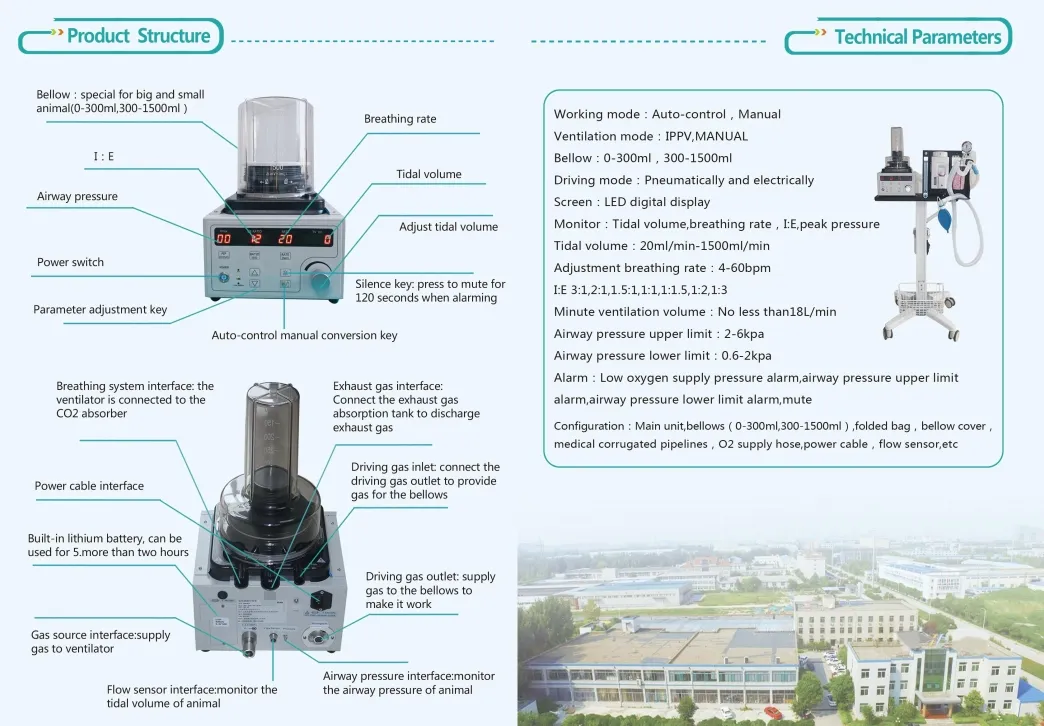 Veterinary Anesthesia Ventilator