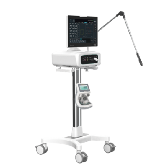 Factory Direct Sale of Veterinary Instrument ICU Ventilator Machine Medical Trolley Cart for Hospital Use