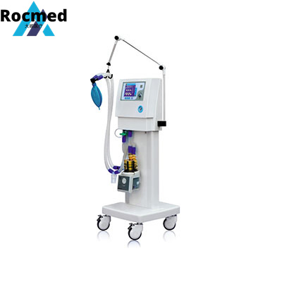 Neonatal Child Adult 10.4 Inch Color TFT Display Medical ICU Ventilator with Air Compressor