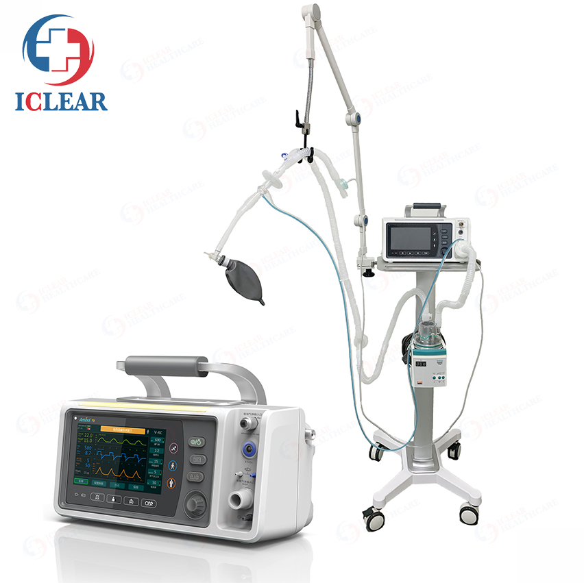 Newest 17 Ventilation Modes Emergency Transport Ventilator