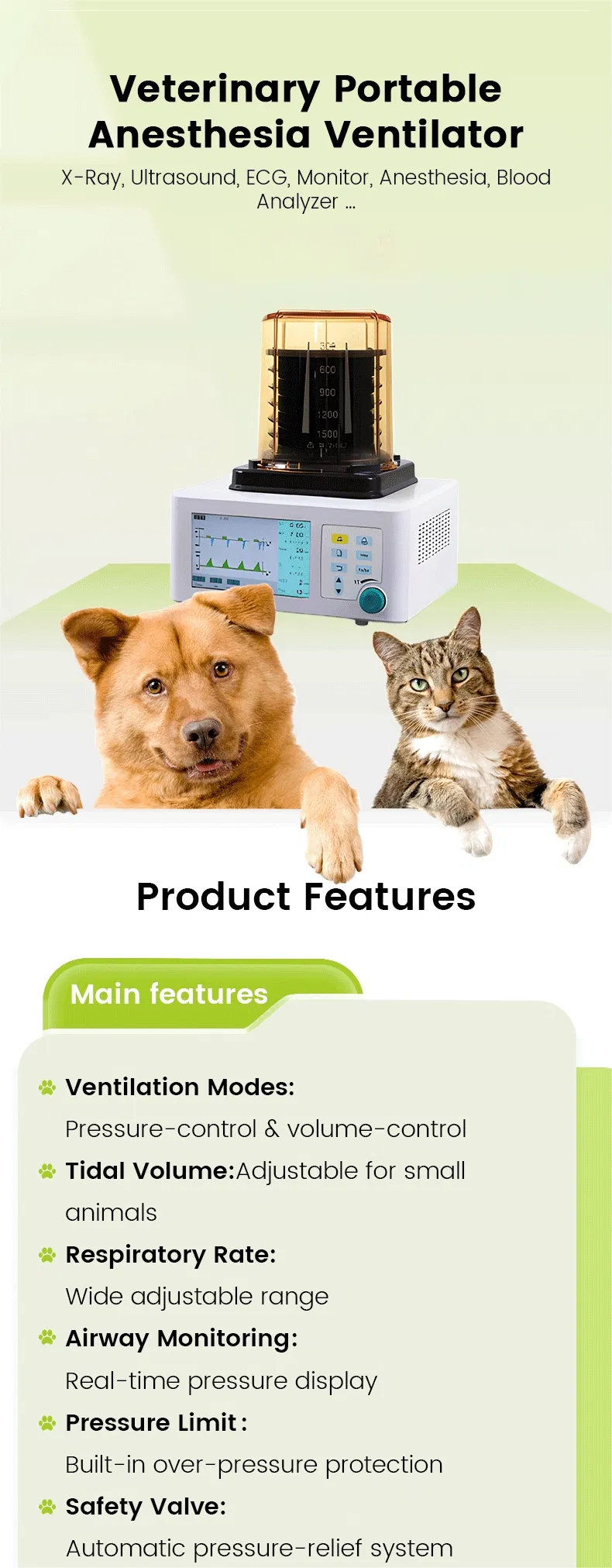 Vet Anesthesia Ventilator View 1