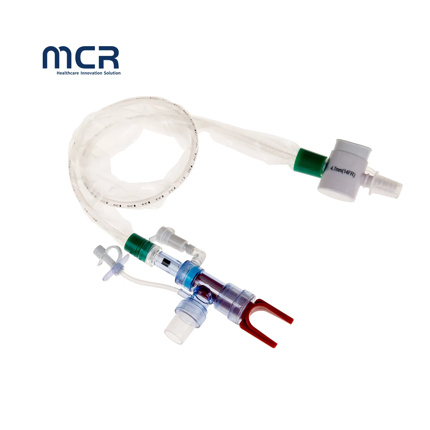 Medical Consumables Closed Suction System Automatic Flushing 72h