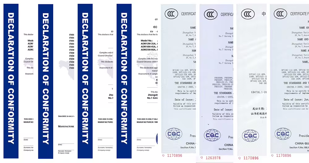 Certifications