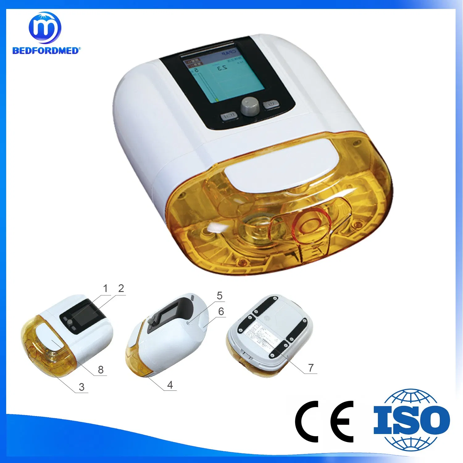 Medical Health Care Household Sleep Therapy Machine Portable Non-Invasive Ventilator System Me-9700